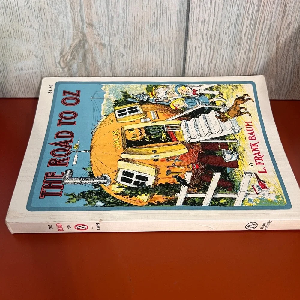 The Road to Oz L Frank Baum Rand McNally Vintage Childrens Book John R Neill